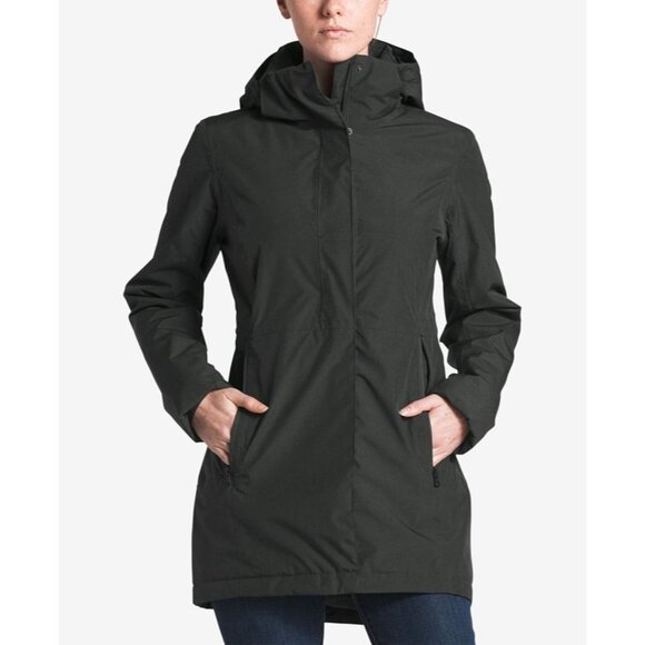 The North Face Womens Black Spring Ancha Insulated Parka S RN10217 dryvent EUC - Picture 1 of 12